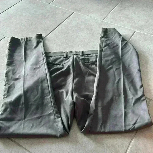 Plain Gray Amazon Essentials Dress Pants - Picture 2 of 3